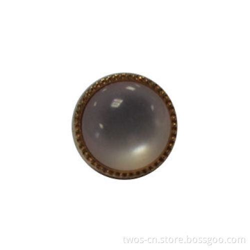 Pearl Shank Button, ABS Raw Material, Perfect in Natural Color, Nickel, Lead and Phthalate-free